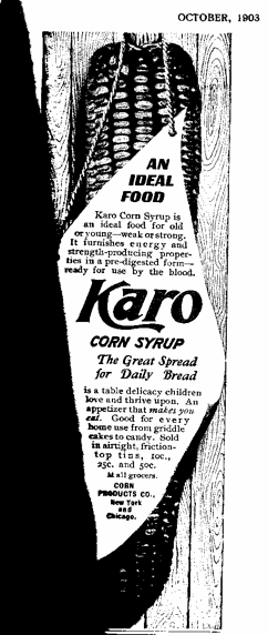 Karo Syrup (c) 1903